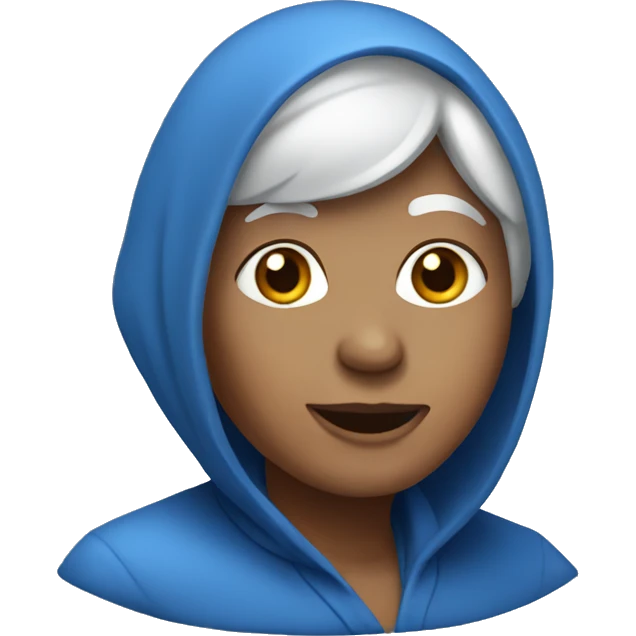 Blue nan emoji