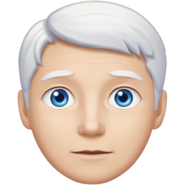 little longer white hair emoji