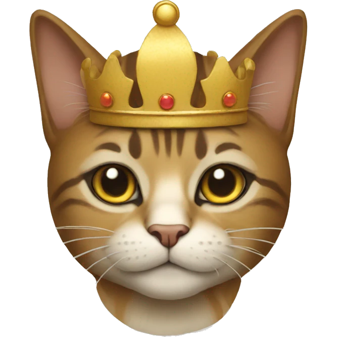 king cat emoji