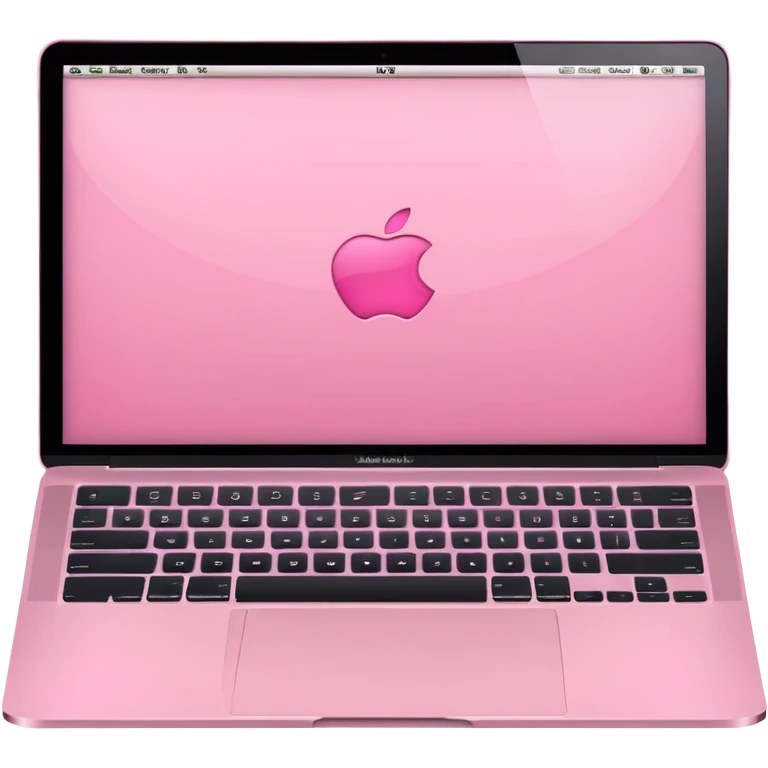 pink macbook emoji