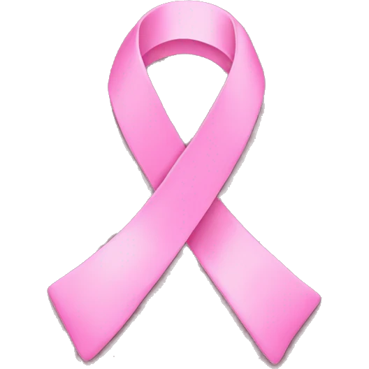 pink cancer ribbon emoji