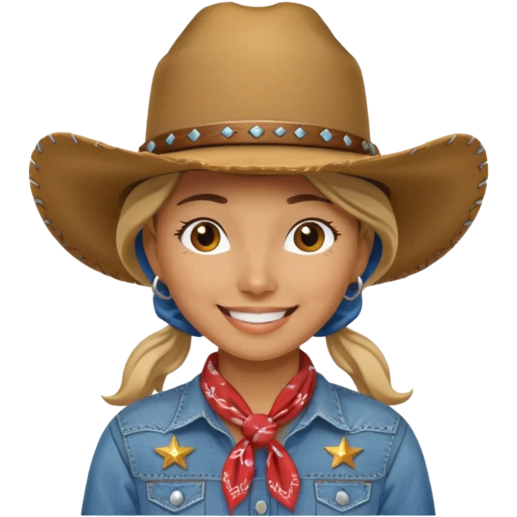 Cowgirl emoji