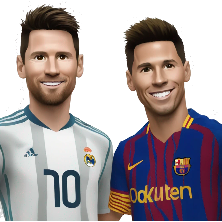 Messi et Ronaldo  emoji