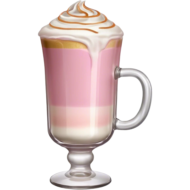 Pink latte macchiato  emoji