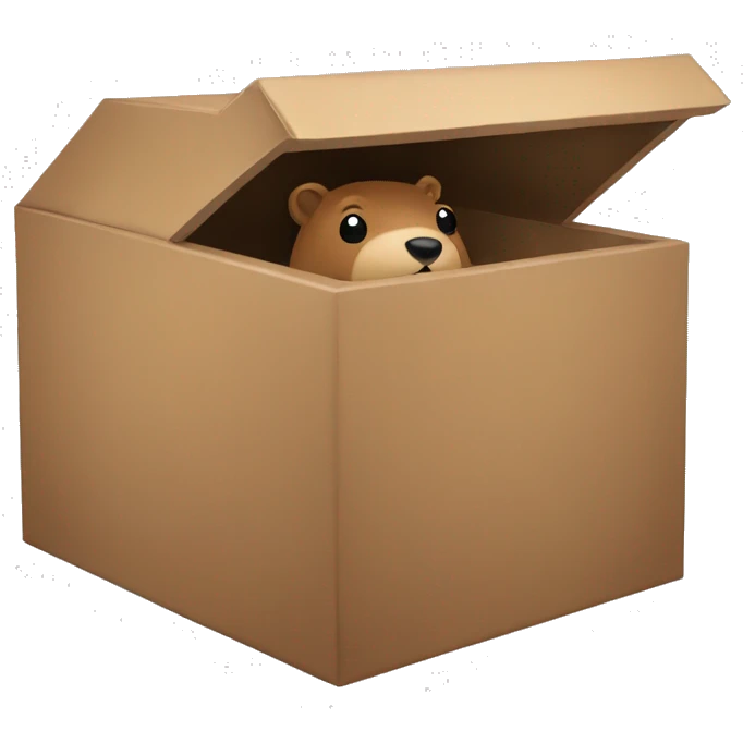 Beaver box emoji
