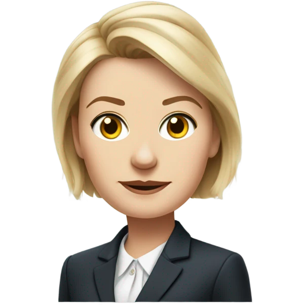 Mooper realistic Prime Minister of Denmark Mette Frederiksen emoji