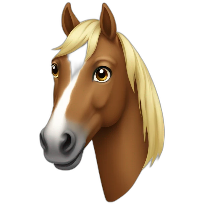 see horse emoji