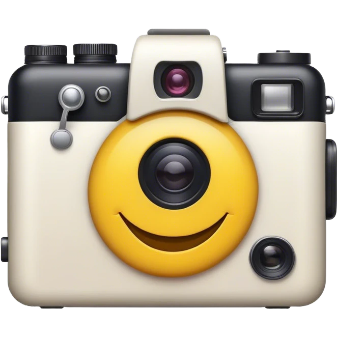 Smiley with camera  emoji