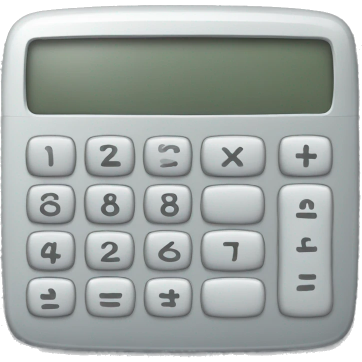 calculator with 26 emoji