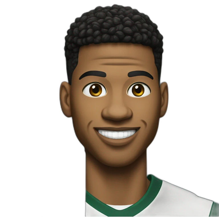 Giannis with Macbook emoji