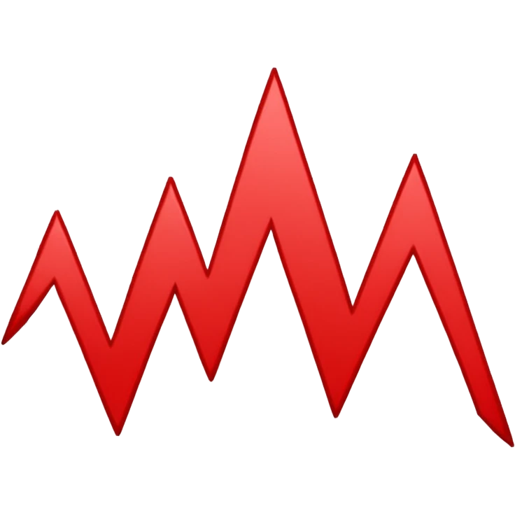 Chart going down emoji