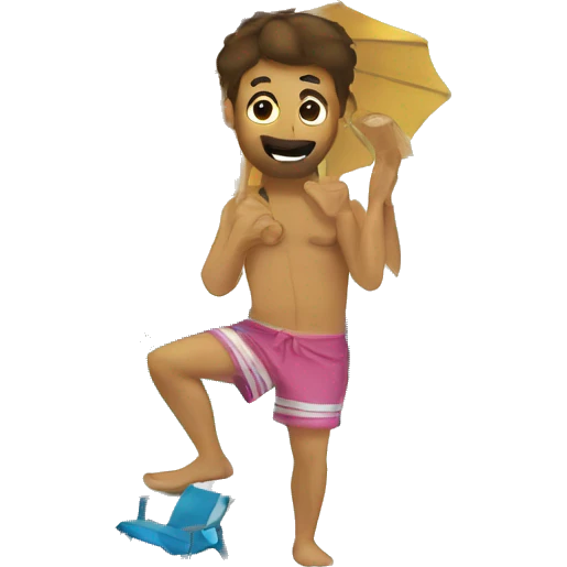 beach towel emoji