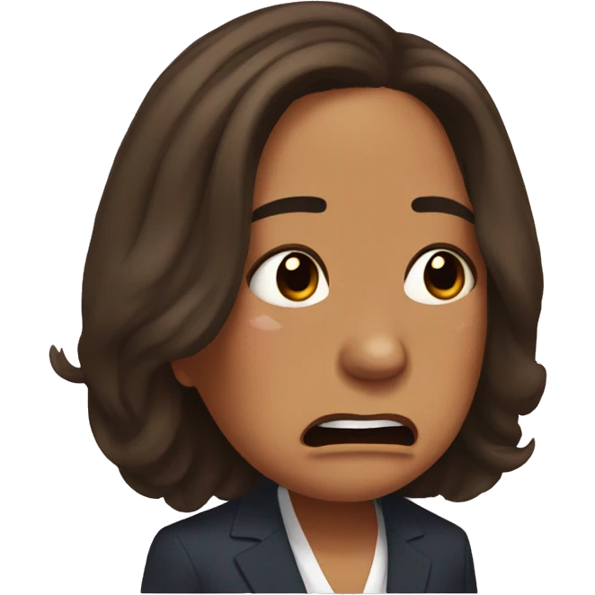 Kamala Harris crying emoji