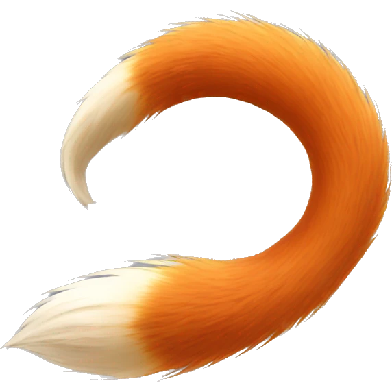 Fox tail emoji