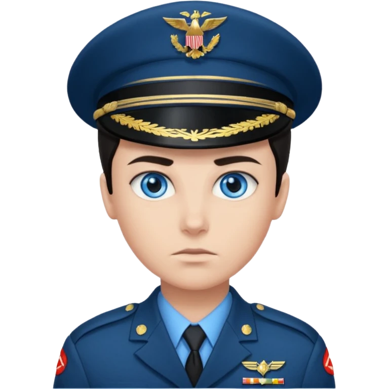 Военный Дима голубые глаза темные волосы emoji