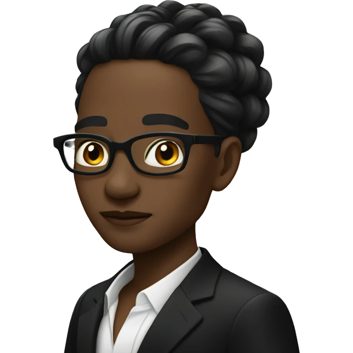black elegant emoji