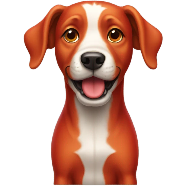 Bright Red Dog emoji