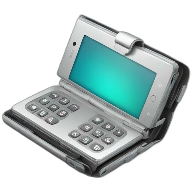 Folding phone emoji
