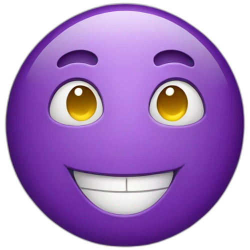 purple smiley emoji