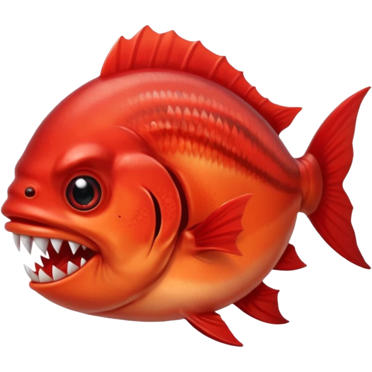cute Piranha emoji