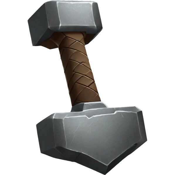 Thor’s hammer mjolnir emoji