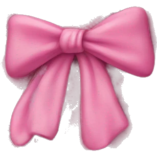 Pink blanket with bow emoji
