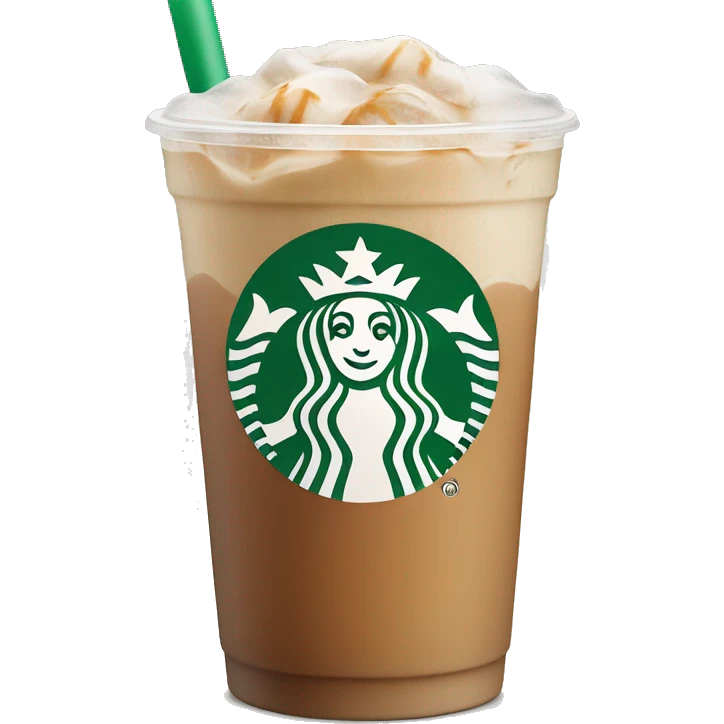 starbucks iced chai latte emoji