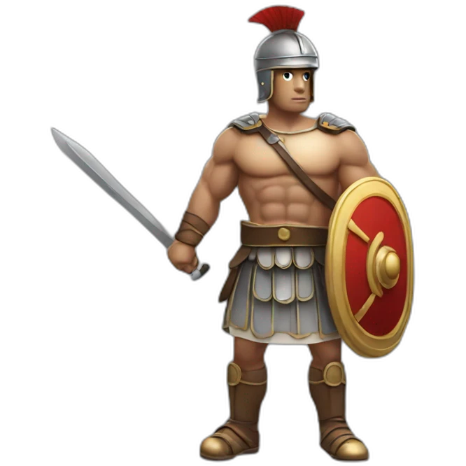 muscular rome soldier emoji
