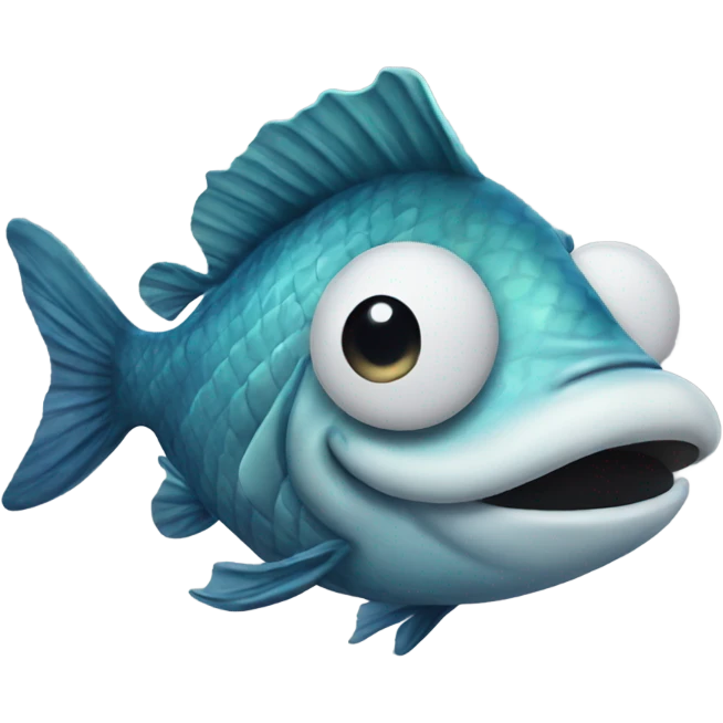 Fish with a moustache  emoji