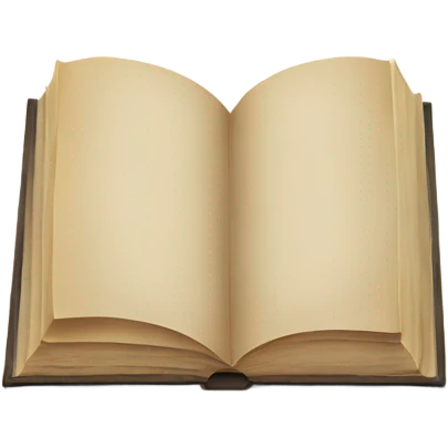 open minimalist book emoji