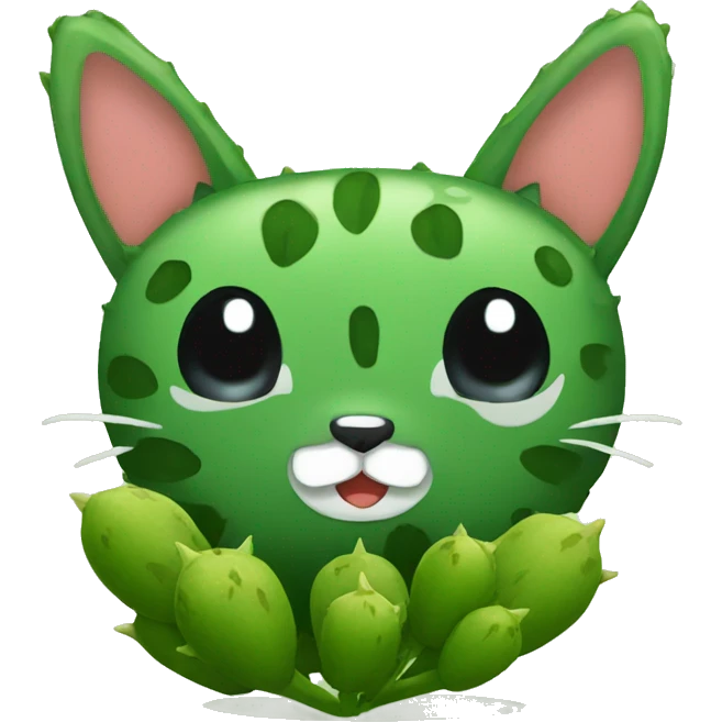 Gato nopal emoji