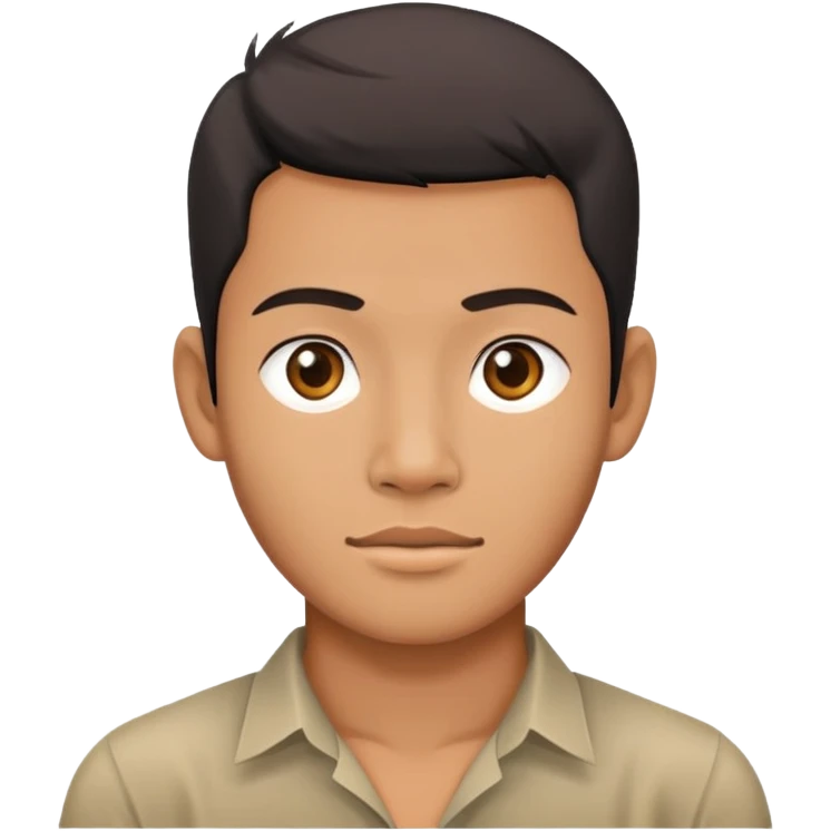 A Cambodian young adult male emoji