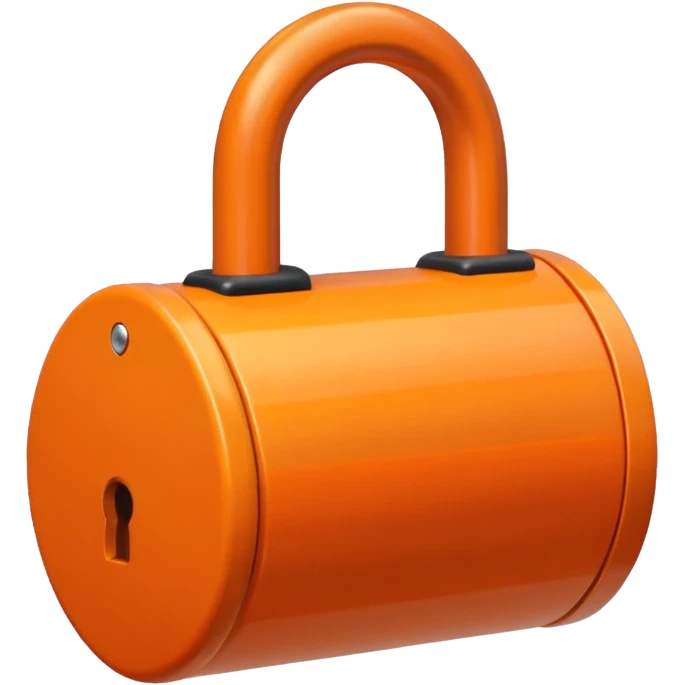 2-Day Orange Lock emoji