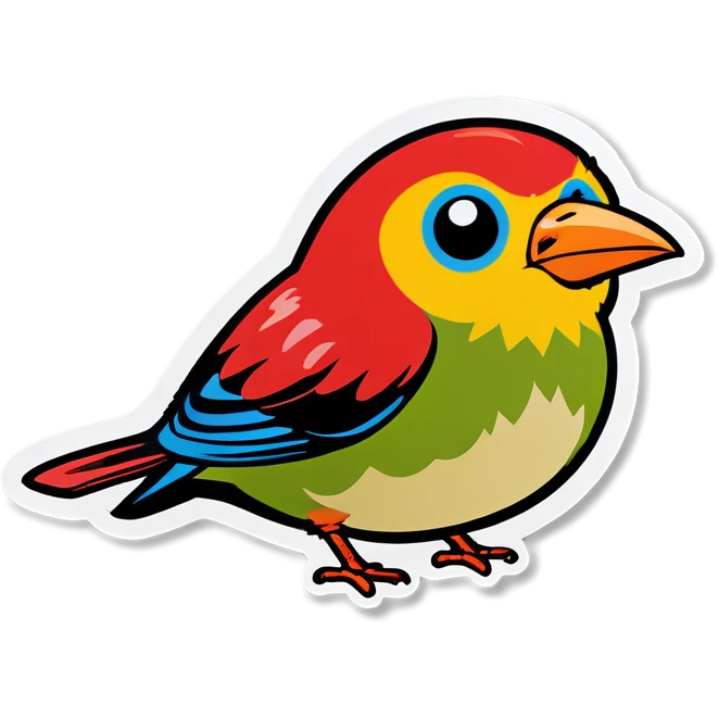 Bird with boogers, USA emoji