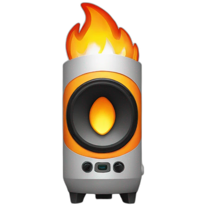 Fire speakers emoji