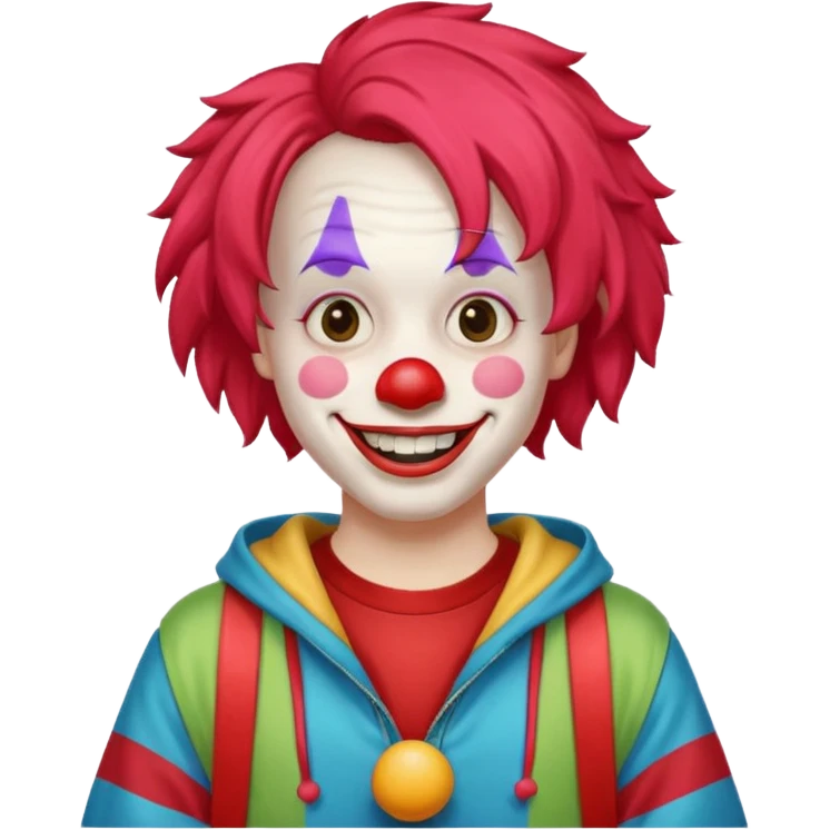 skater clown emoji