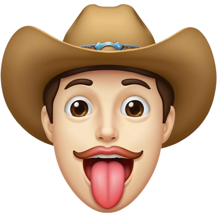 normal toung out but with cowb emoji