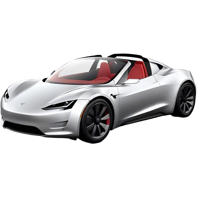 Tesla Roadster - Tesla (Model Year: 2020) (Iconic colour: Silver) emoji