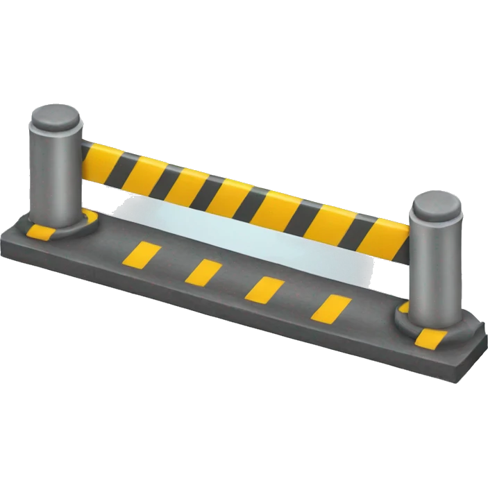 car barrier emoji