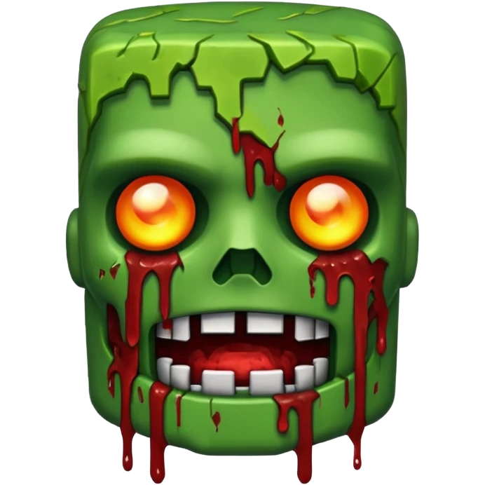 Zombie  minecraft  emoji