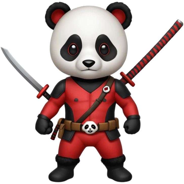 Panda Deadpool emoji