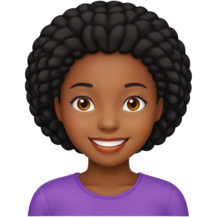 black hot girl emoji