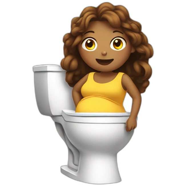 pregnant-toilet emoji