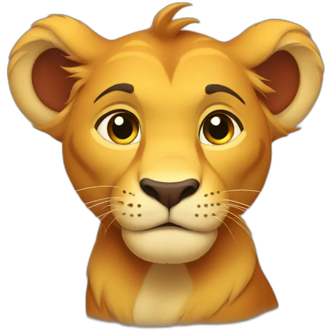 Simba emoji