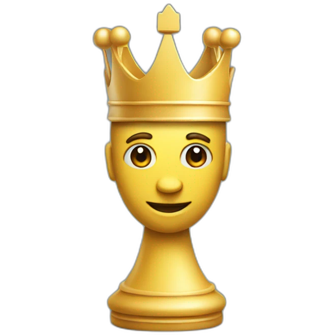 king chess tennis piece emoji