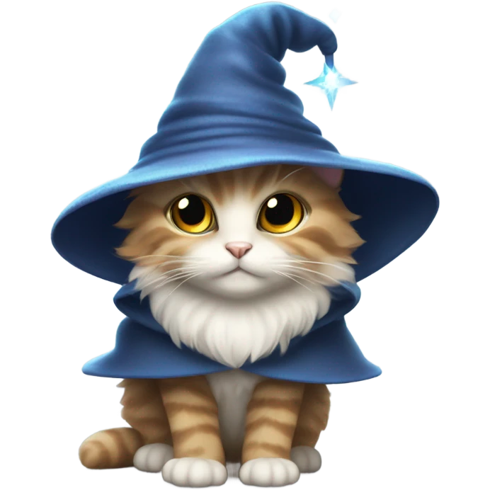 Wizard kitty emoji