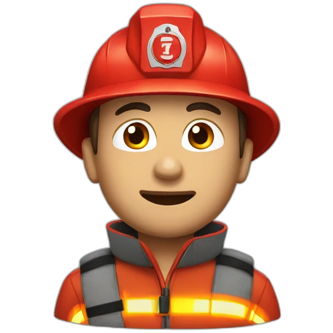 Fire man emoji