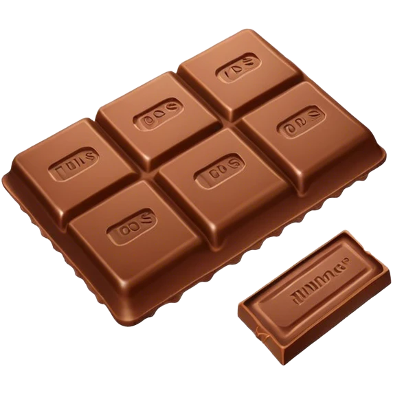 chocolate bar emoji