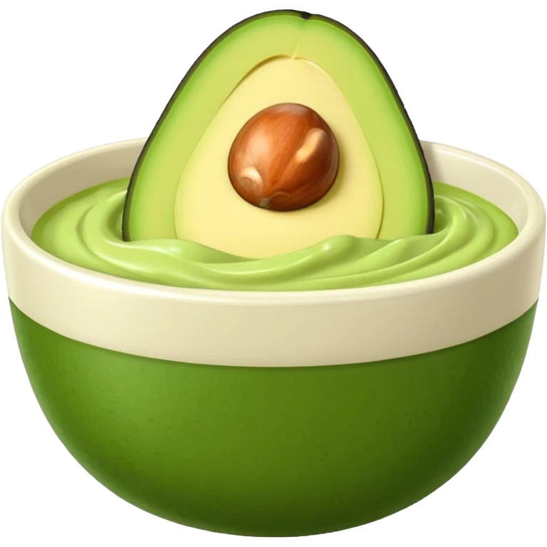 avocado cream emoji