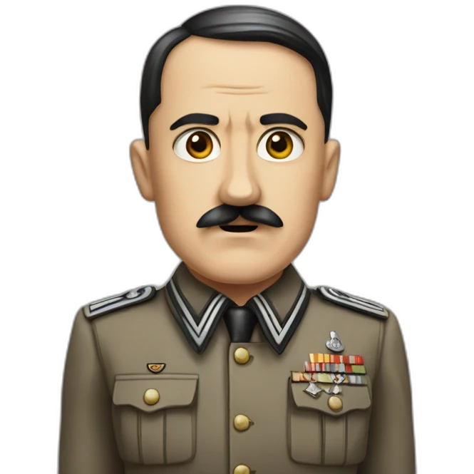 Hitler pointe du doigt emoji